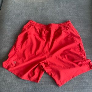 Lululemon red medium shorts men’s